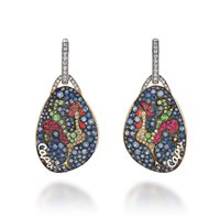 Earrings Chantecler Woman Miniatura in Gold Diamante 44277